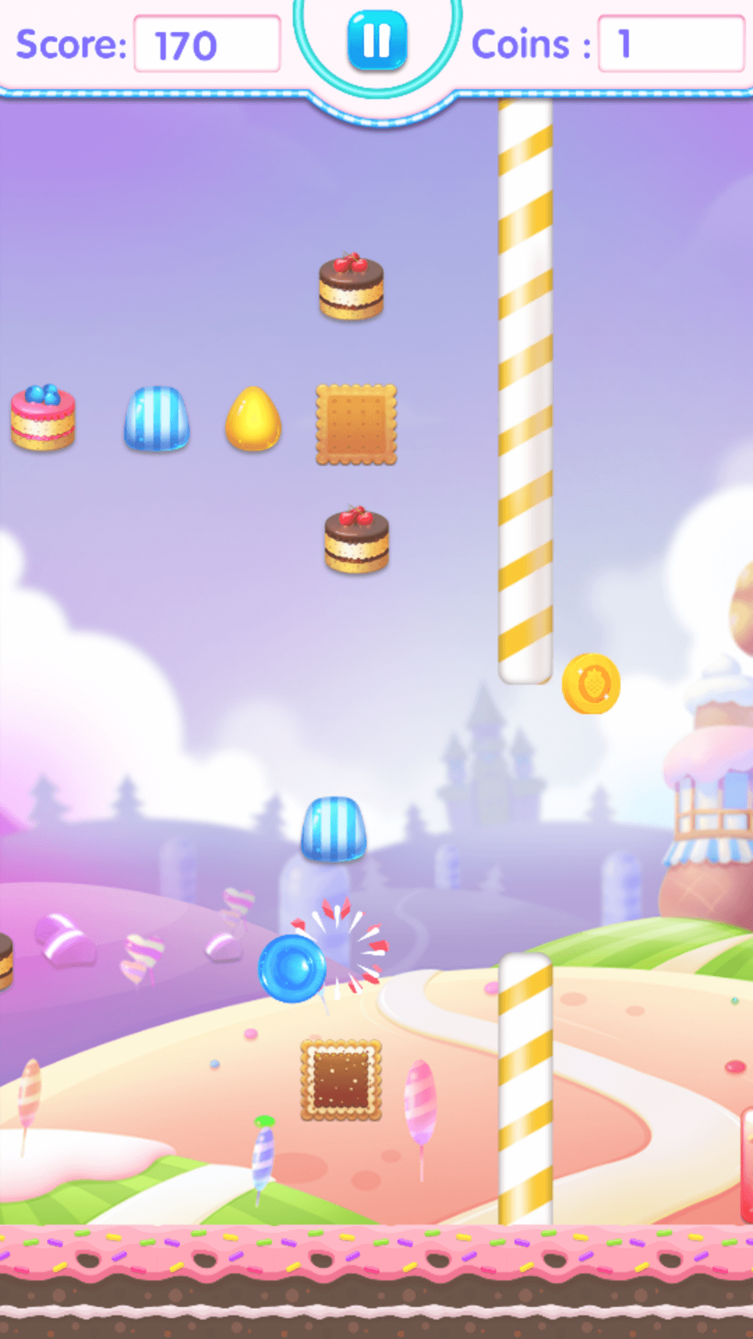 Candy Jump game for iOS  android